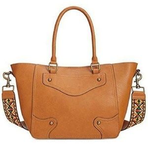 INC International Concepts Leather Song Purse Tote